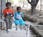 Children with ice cream cones, India, 2009-03-03, by DidkoBravo